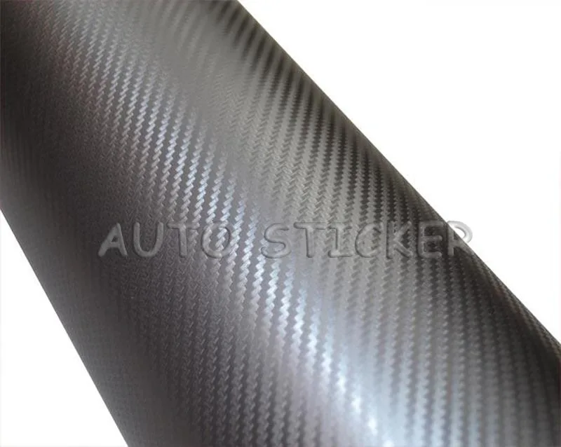 gray 3d carbon fiber vinyl