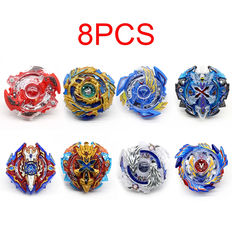 Топы Beyblade Burst набор игрушек Beyblades Арена Bayblade металлическое Fusion боевое гироскопическое устройство для запуска спиннинга Bey Blade Toys Boy - Цвет: 8PCS02