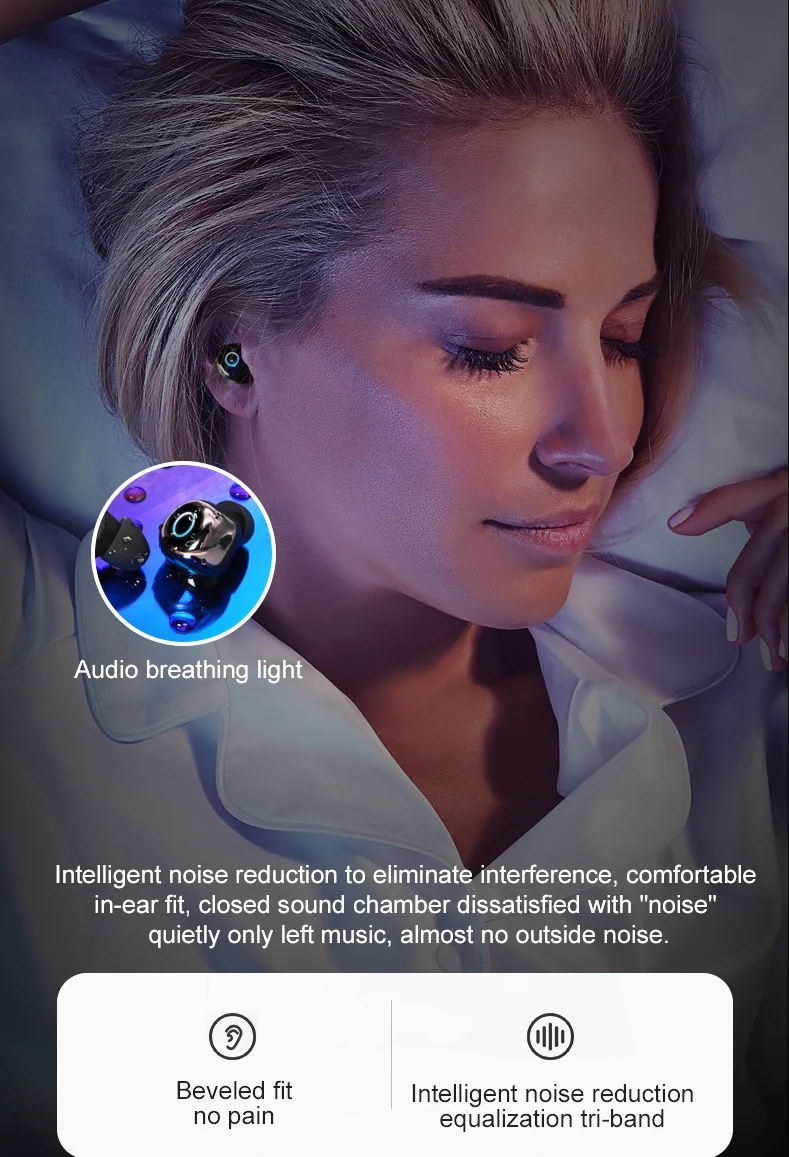 Q65 Pro TWS bluetooth 5,0 Bluetooth наушники HiFi Smart Touch стерео гарнитура водонепроницаемый двусторонний звонок стерео с зарядным устройством