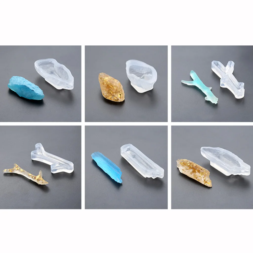 2 Shapes Silicone Mould Mold for Ornament Resin Ornament Mould Casting Jewelry Making Craft DIY Pendants Charms