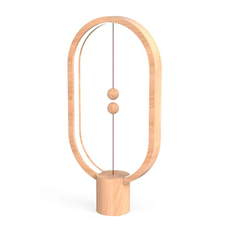 YUEWO Balance smart balance Warm Eye-Care LED Lamp magnetic switch table lamp bedroom creative hanging ball night light
