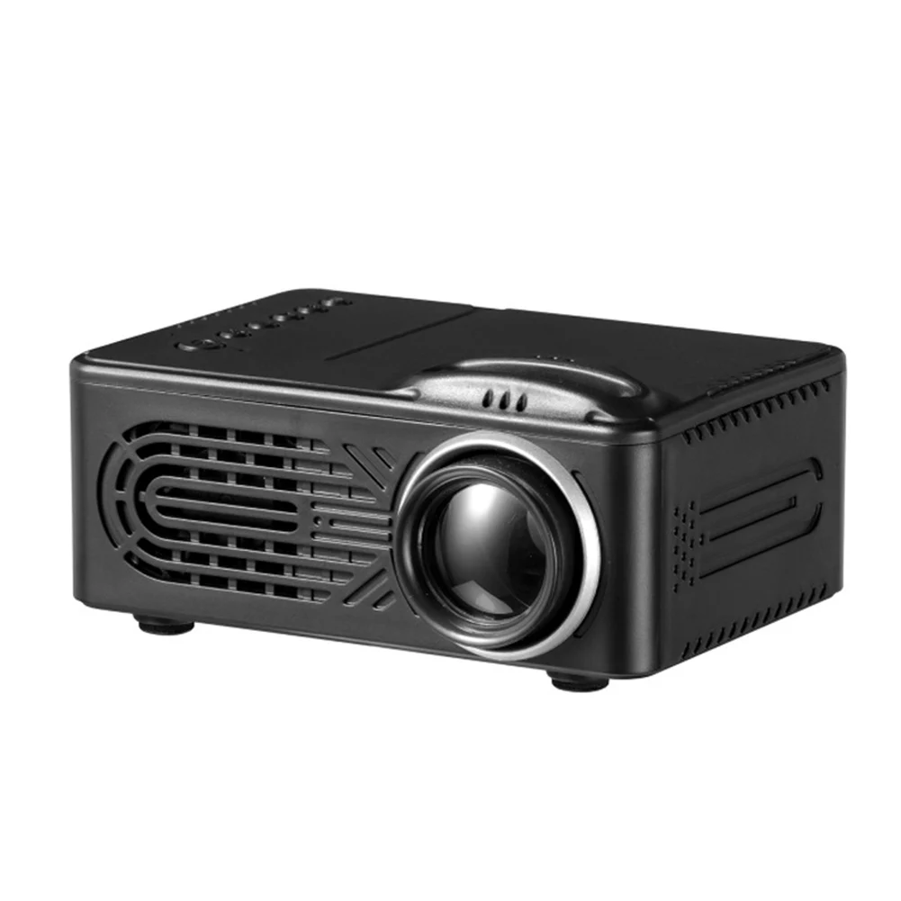 

HD 1080P LED Mini Projector Portable 3D Home Theater AV USB Built-in Speaker JFlyer