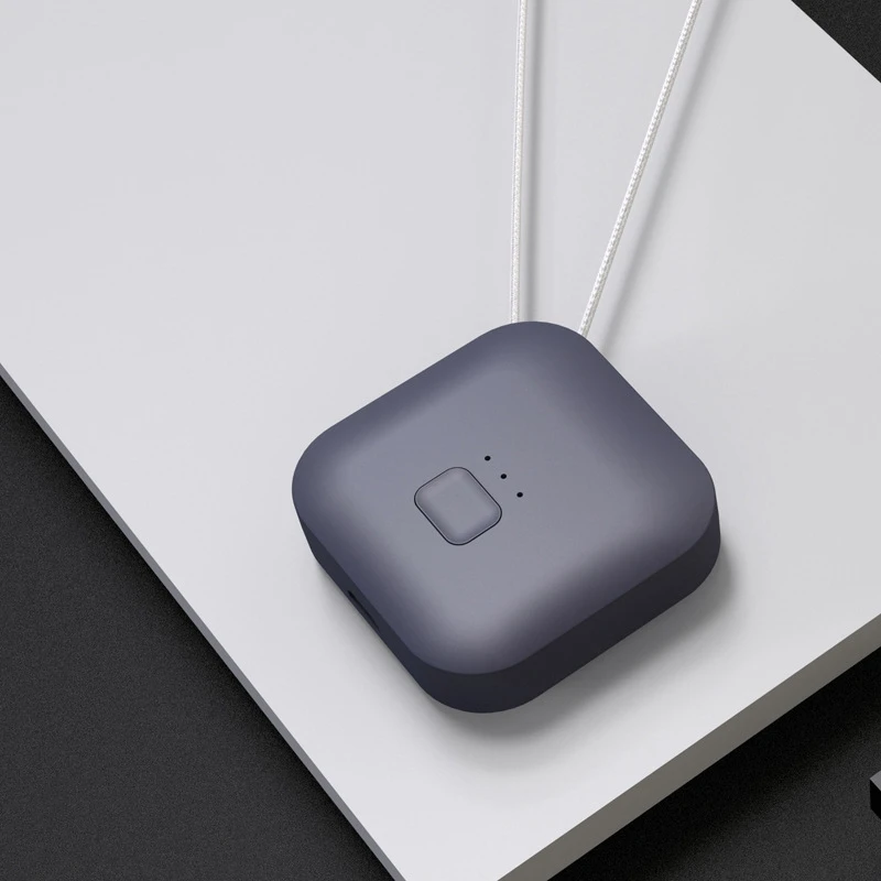 Очиститель воздуха USB Портативное персональное носимое ожерелье негативный
