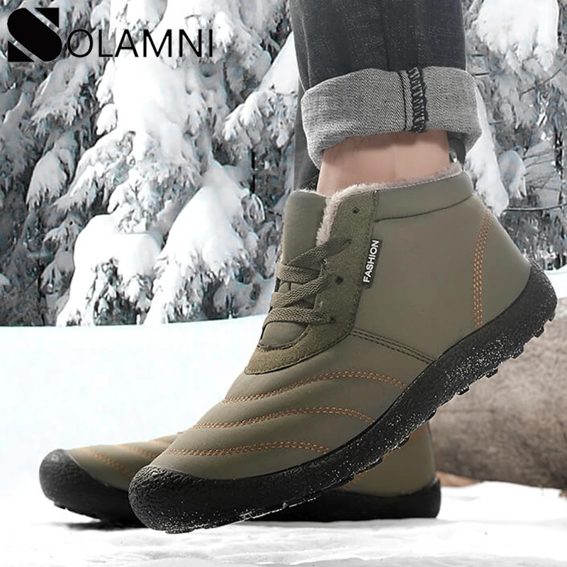 mens anti slip winter boots