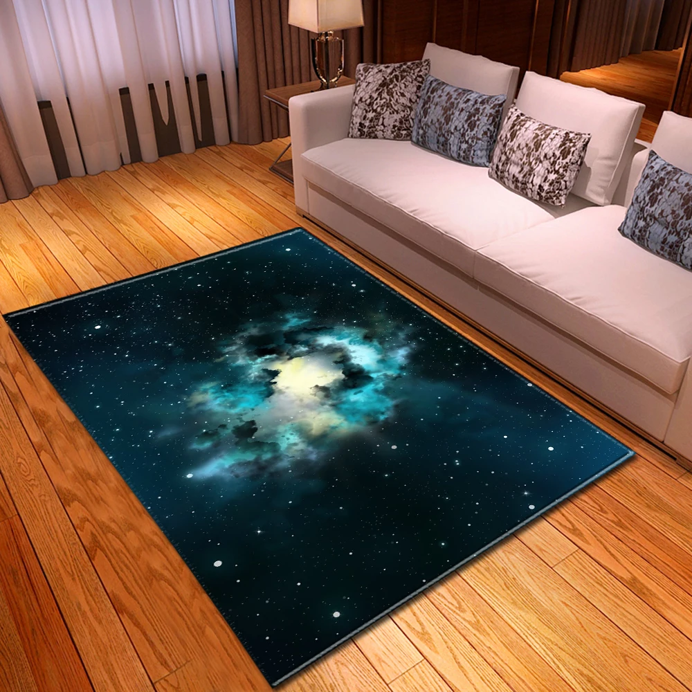 Скандинавский 3D космический ковер Galaxy гостиная дети игровой коврик домашний
