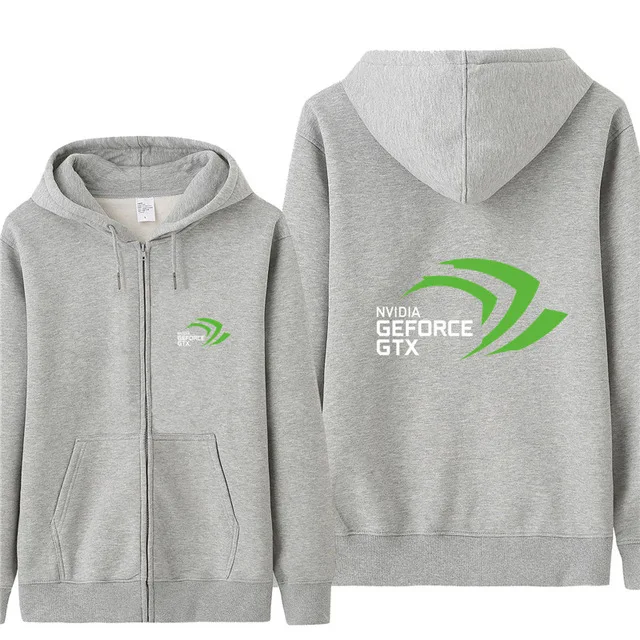cpu Nvidia Толстовка толстовки для мужчин осеннее пальто пуловер флисовая куртка унисекс человек cpu Nvidia толстовки H - Цвет: as picture