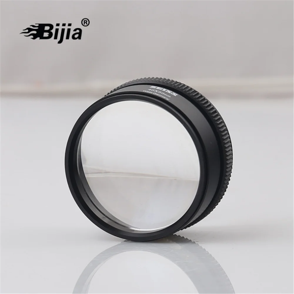 BIJIA 40x50 увеличительная оптическая линза 40 крат