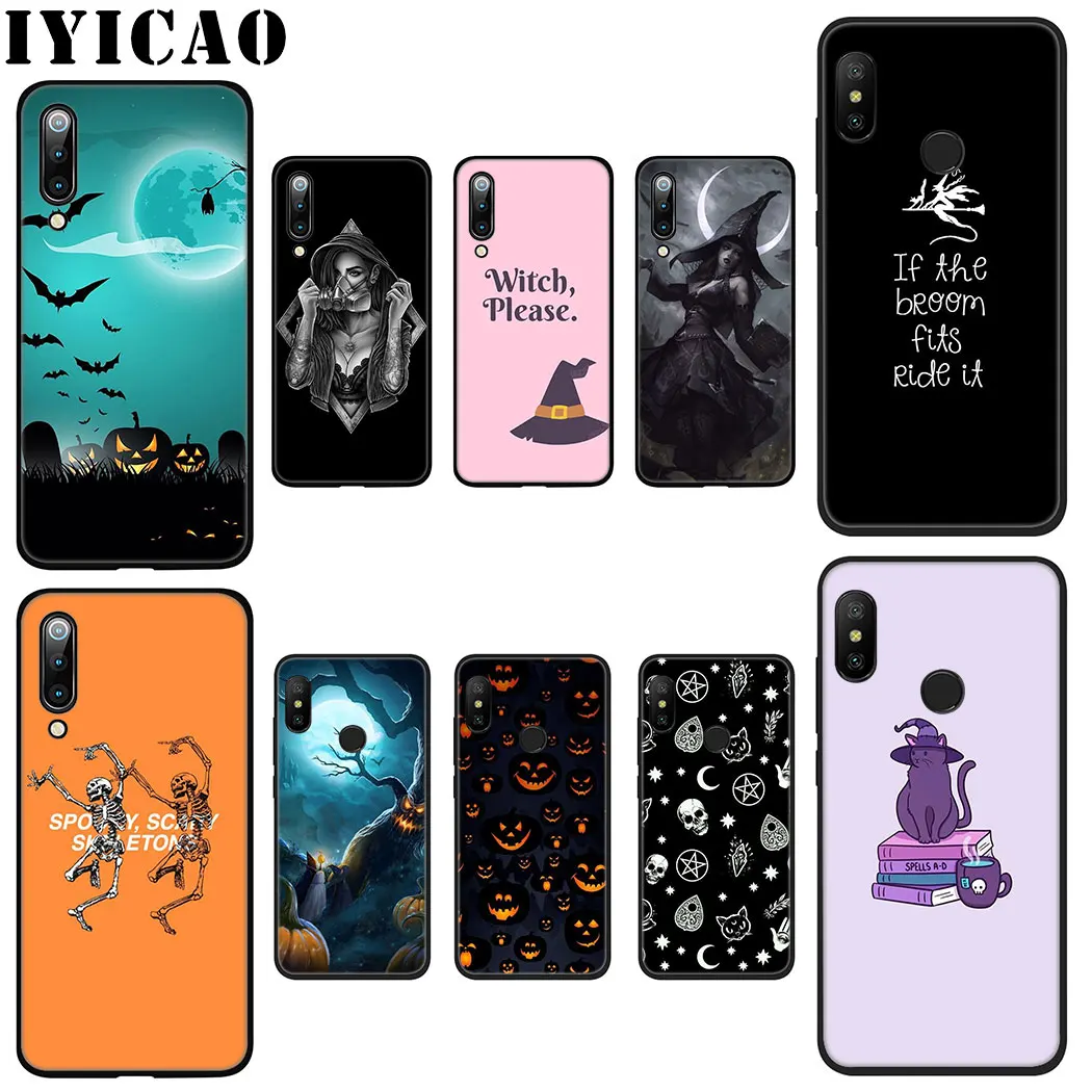 Halloween Witch Horror Soft Silicone Case for Xiaomi Mi A3 Pro A2 Lite A1 5X 6X MAX 3 Mix 2S F1 TPU Cover | Мобильные телефоны и