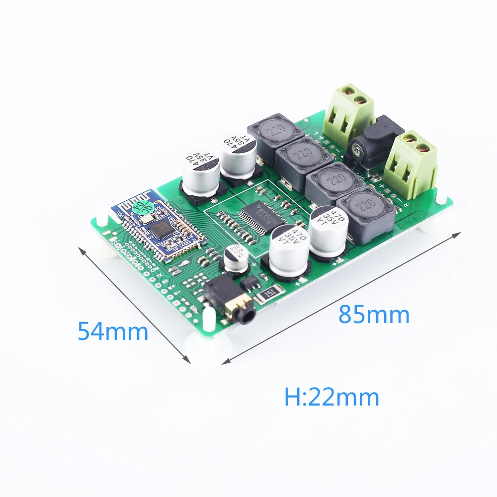 BK3266 Bluetooth 5,0 усилитель мощности плата 2x30 Вт/20 Вт поддержка AUX аудио вход поддержка изменения имени и пароль