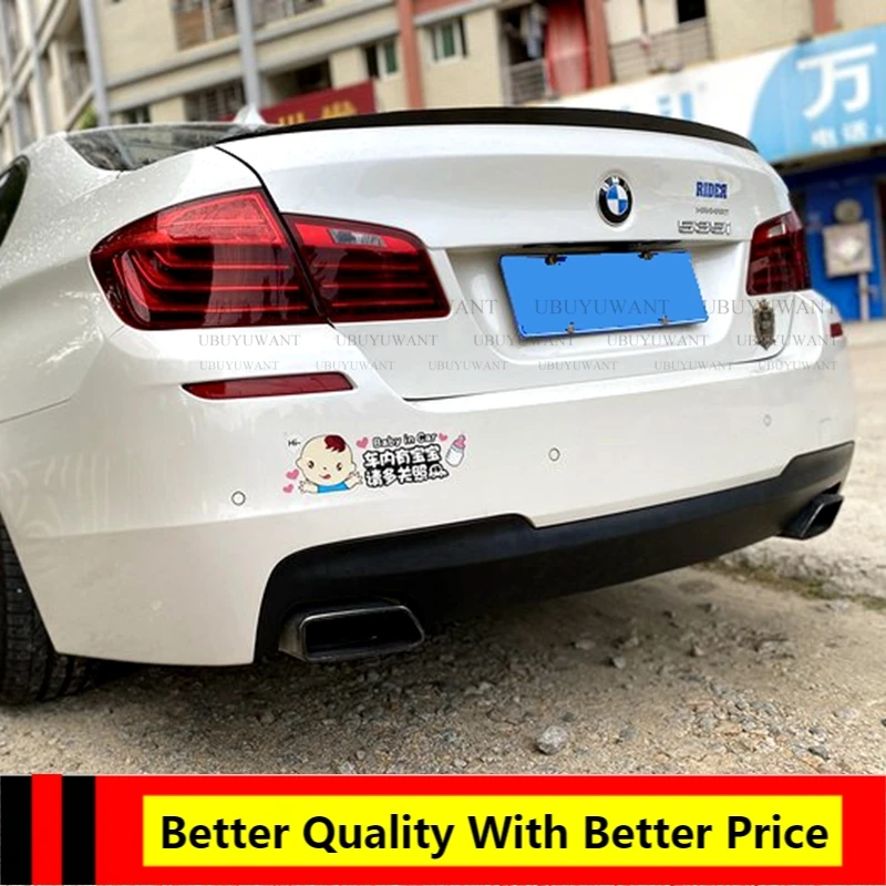 EPFBSQP For BMW F10 F18 2011 2012 2013 2014 2015 2016 M STYLE ABS Rear Spoiler Tail Trunk Boot Wing Decoration Car Styling | Автомобили и
