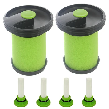 

2 Green Washable Filters & 6 Fresheners For Gtech AirRam MK2 Vacuum Cleaner Highly Match The Original Equipment