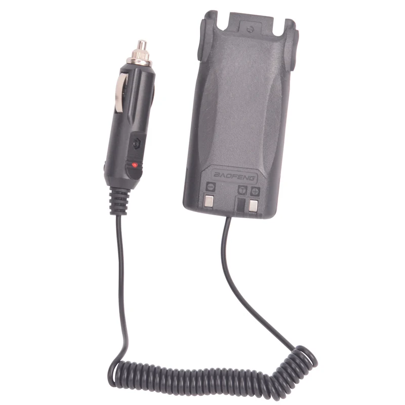 Иди и болтай walkie talkie baofeng UV-82 UV-82HP UV-89 UV-8D UV-82HX автомобильное зарядное устройство Батарея Элиминатор Вход 12V