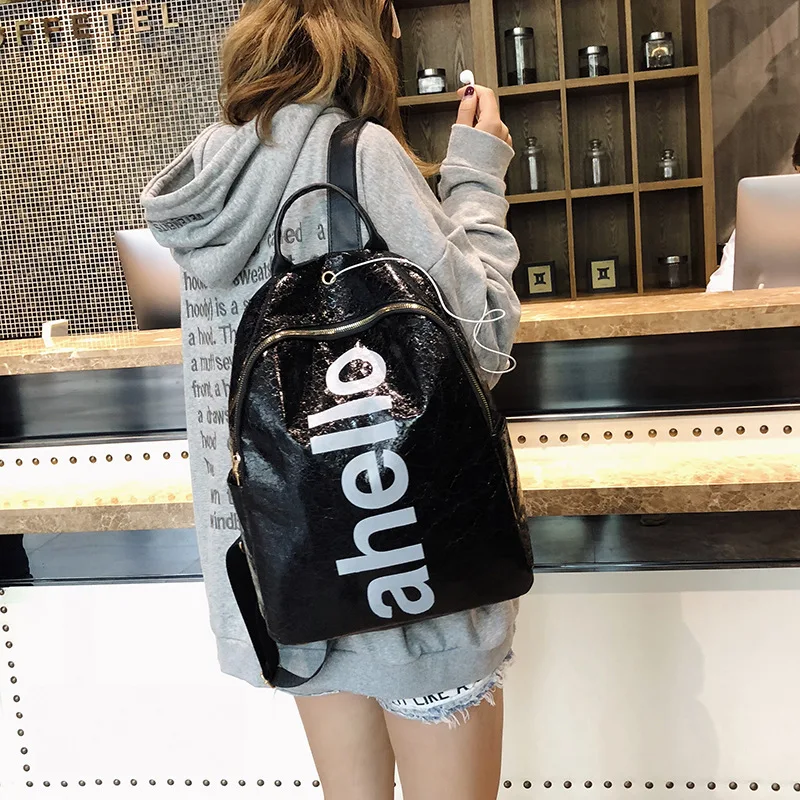 

CHIC School Bag Women's Korean-style Harajuku Ulzzang High School Students INS Super Fire Backpack Fashion BF Backpack