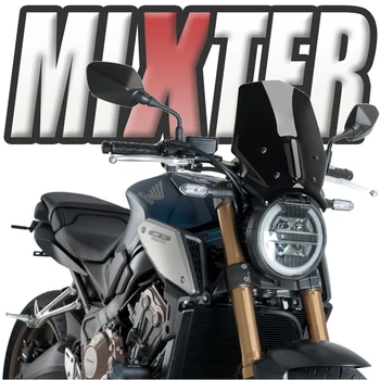 

For HONDA CB650R NEO Sports Cafe CB 650 R 2019 CB-650R 19' Motorcycle Cafe Motor Windshield WindScreen Deflector Visor Viser