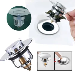 Basin Pop-up Drain Filter Bullet Core Push Type No Overflow Bounce Core Push-type Converter Sink Drain Plug Sink Drain Holes