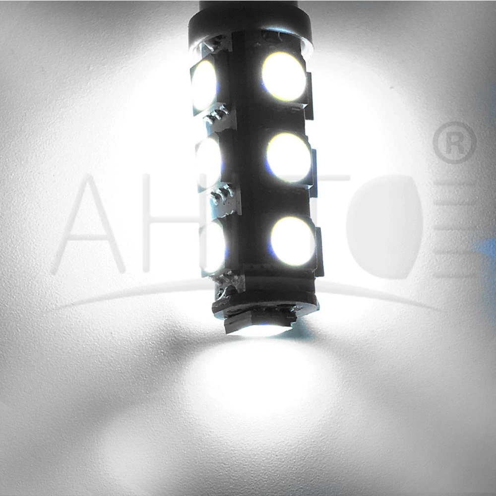 1 шт. белая автомобильная лампа для номерного знака T10 5050 13SMD 194 168 Автомобильная