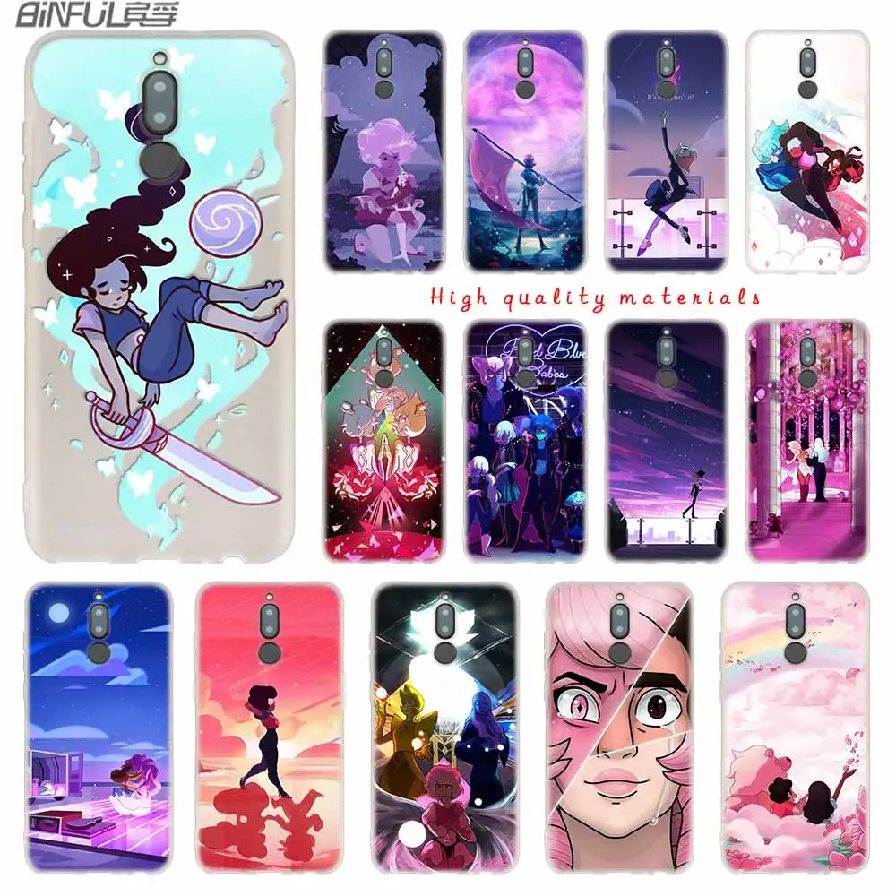 Мягкие силиконовые чехлы Steven Universe с жемчугом для Huawei Mate 10 Lite 20 Pro 20X S Y5 2017 Y9 2018 2019 NOVA