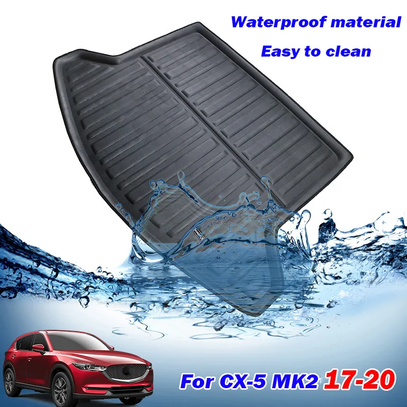 Для Mazda CX 5 CX5 KF 2017 2018 2019 2020 коврик для ботинок задний багажник лайнер грузовой пол