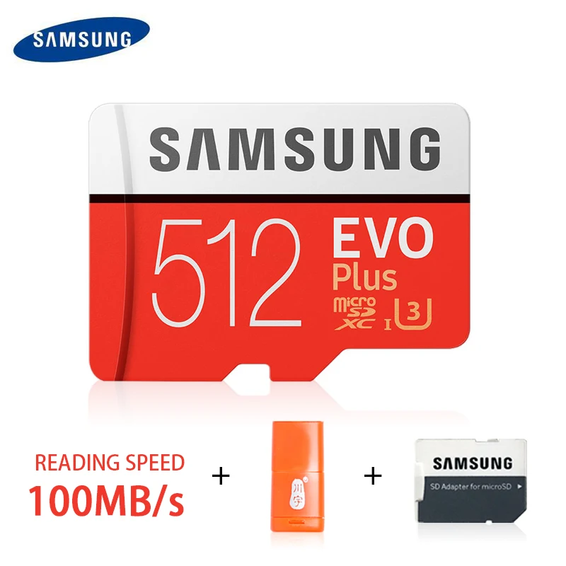 SAMSUNG Micro SD Card 256GB 32GB 64GB 128GB Memory Card SDHC SDXC Grade EVO Plus Claas10 UHS TF SD
