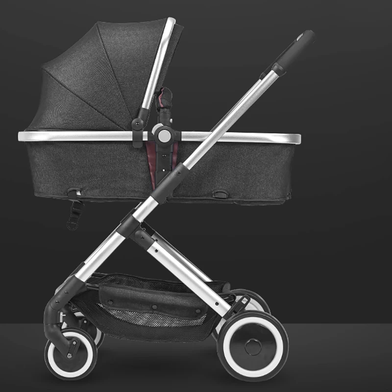 Denim black Bluechildhood роскошный светильник для детской коляски, переносная детская коляска, универсальная детская дорожная система, светильник на колесиках для ребенка - Цвет: Denim black