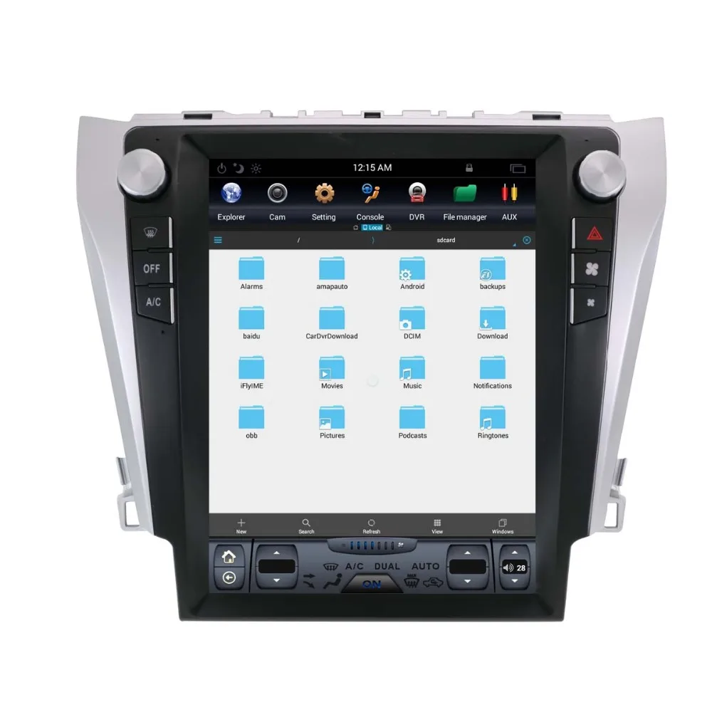 Flash Deal PX6 4GB RAM Tesla style Android 8.1 Car For TOYOTA Camry 2012-2016 head unit car multimedia system car Media Player with wifi 4G 5