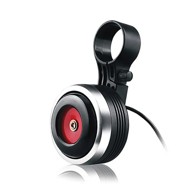 I shape bell alarm Usb зарядка кольцо Электрический рожок Противоугонный MTB дорожный велосипедный Звонок с сигнализацией громкий звук dzwonek rowerowy Велоспорт сигнализация безопасности - Цвет: I shape bell alarm