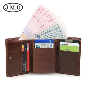

Korean-Style Vintage Wallet RFID Shield Wallet Anti-Scanning Leather Wallet Japanese and Korean-Style Short Wallets Coin Purse