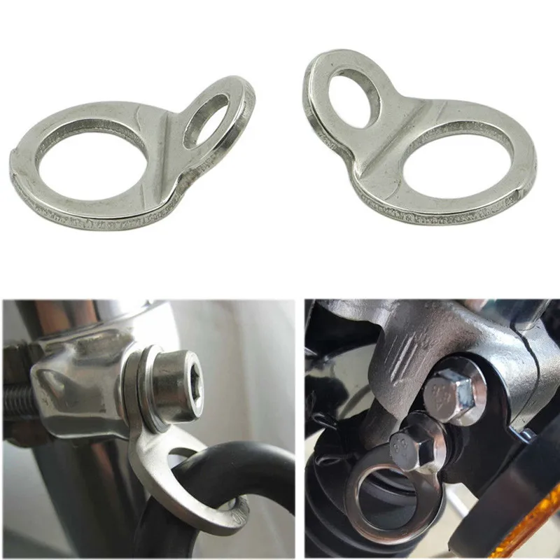 

TWO / 2 PACK 8mm CANYON DANCER STRAP RINGS STAINLESS STEEL TIE DOWNS 90009 DIRT BIKE YZF RMZ CRF KFX KLX YZ CR KTM RM KX TTR