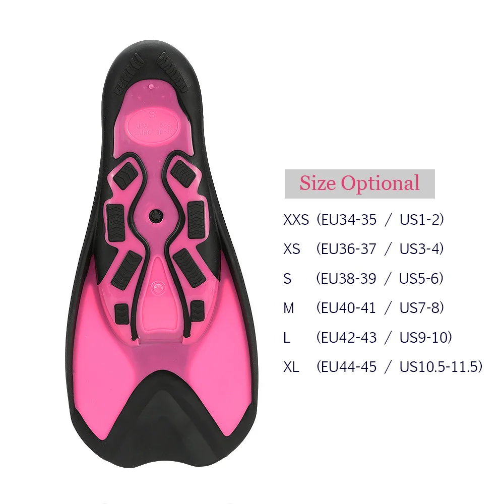 LIXADA Diving Swimming Fins Snorkeling Foot Flipper Diving Fins Swimming Equipment 6 Sizes