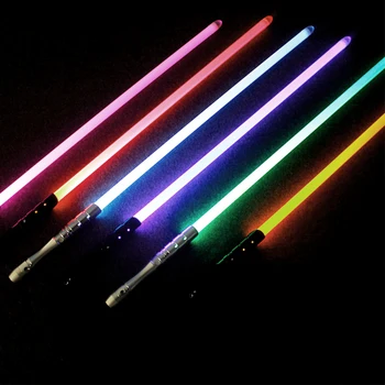 

6 colors Pronuncia Lightsabe Metal Toys Light Saber Sword De Luz Kpop Lightstick Laser Stick Luminous Espada Brinquedos Juguetes