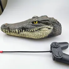 Новинка 2,4 GHz симулятор дистанционного управления RC голова крокодила шутка шалость производитель забавная Новинка Водонепроницаемая поддельная игрушка украшение на Хэллоуин
