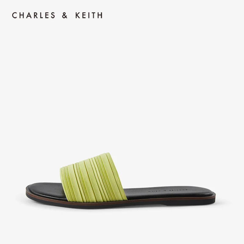 CHARLES＆KEITH Новинка на Весну и Лето2020 CK1-70900210Женские босоножки Плоском каблуке верх