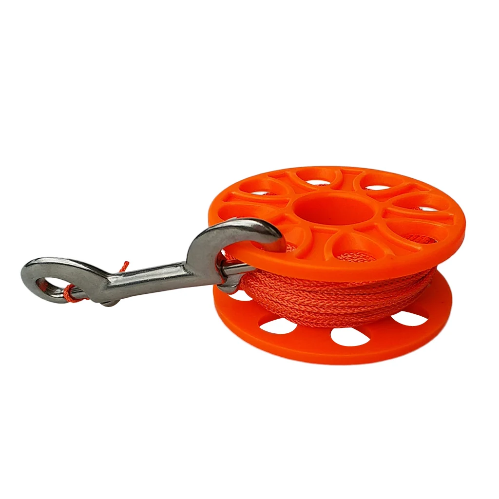 High Visibility Scuba Diving Finger Reel Spool +Dive 2 Hose Regulator Holder Diving Double Hose Holder Diving Finger Spool