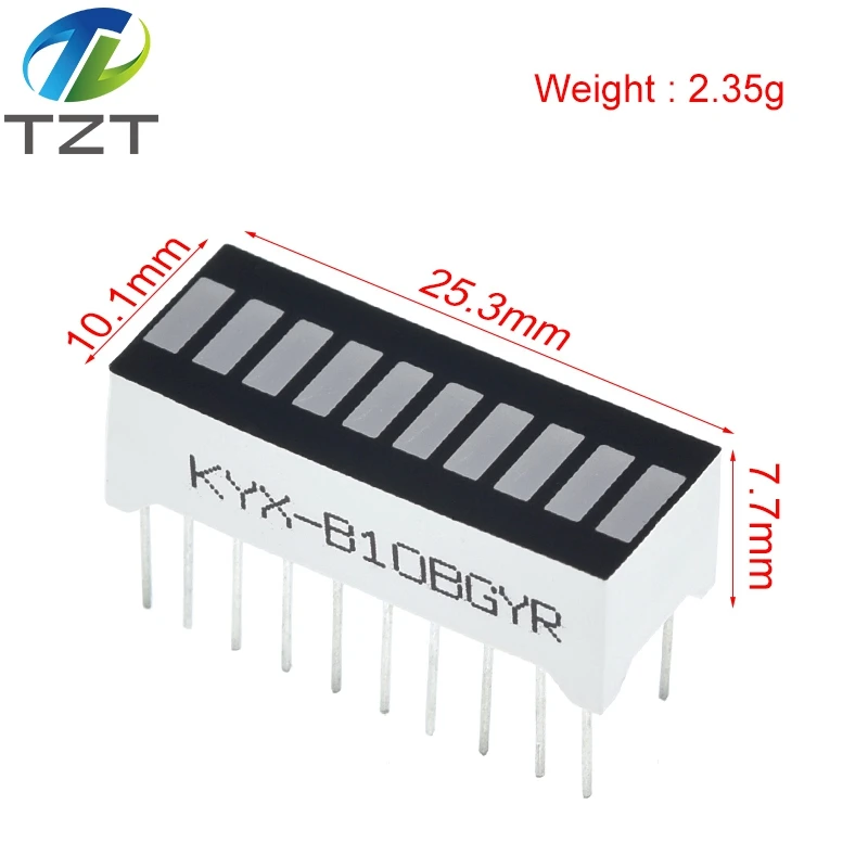 LED Display Module 10 Segment Multi-color