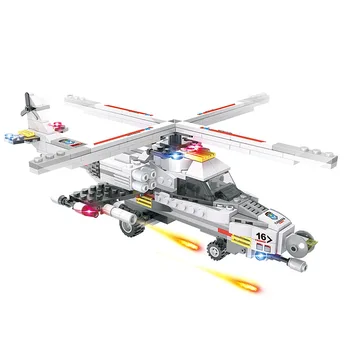 

717 Pcs 8 in1 Diy blocks kids toys Compatible Millennium Spacecraft Building Blocks Educational Toys for children