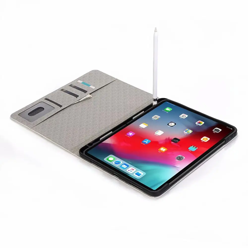 Мультяшный чехол с изображением котов для iPad Pro 11 чехол A1893 PU кожаный Слот для карт смарт Ультратонкий чехол-подставка для iPad Pro 11
