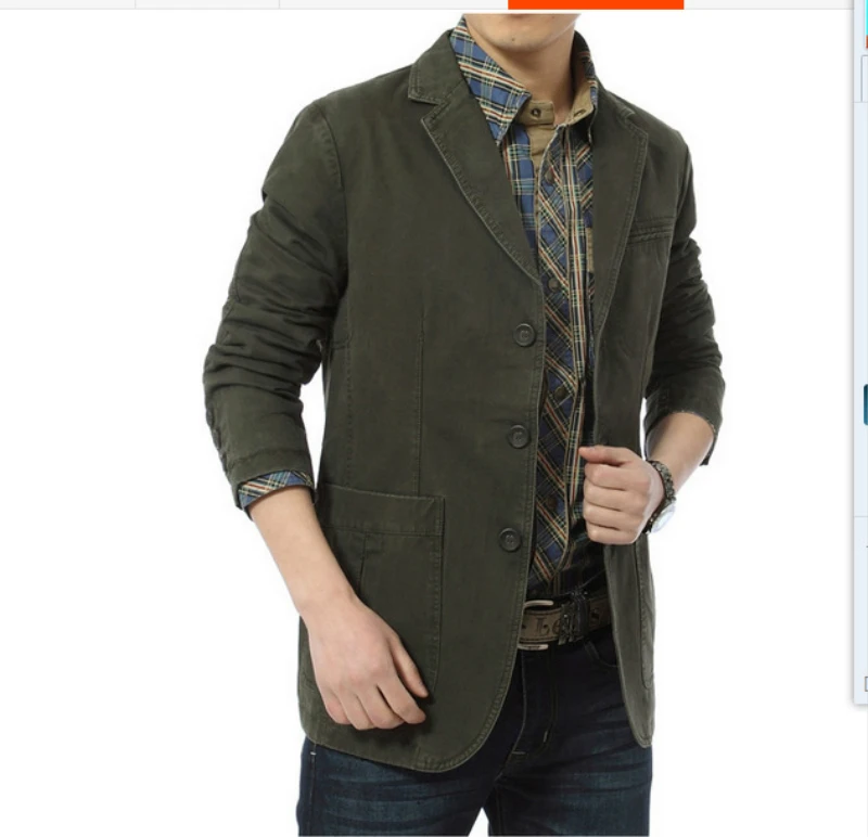 M-4XL Large Size Cotton Fashion Black Casual Loose Mens Jacket Blazer Bomber Jacket Mens and Coats Outwear Suit Jackets Men