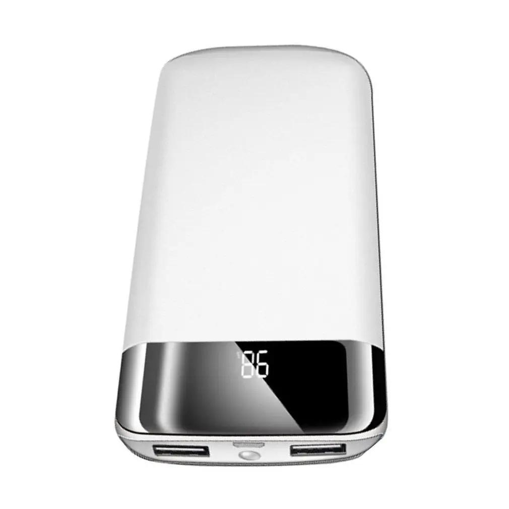 20000/50000 мА двойной USB внешний аккумулятор с ЖК-дисплеем, Внешнее зарядное устройство, лот GB