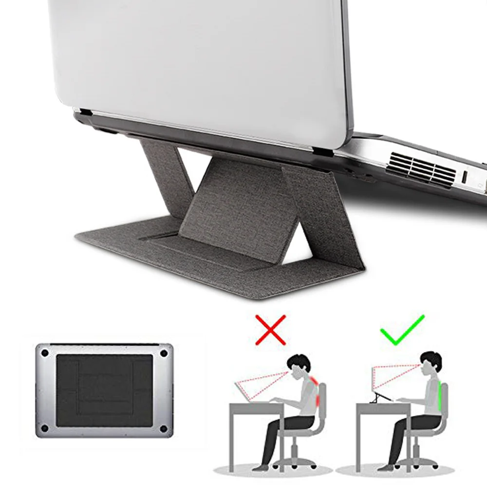 

Portable Adjustable Laptop Stand convenient Laptop Pad Folding Bracket Function Tablet Holder for iPad MacBook Laptop