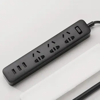 

Original Xiaomi 3 Port USB 2A Quick Charging Sokect Charger Smart Socket Plug Overload Protection Extension Socket for Home