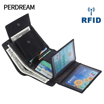 

Multi-card men's wallet business fashion short zipper clutch retro leather men's bag