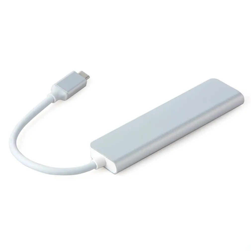 Концентратор USB 3,0 для Macbook Pro type C, концентратор 5 в 1, многопортовый адаптер, USB-C порт зарядки для MacBook 12, концентратор Thunderbolt USB-C