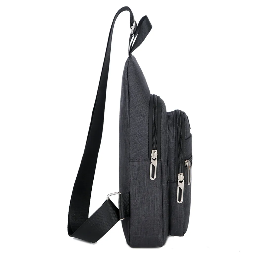 MAIOUMY USB поясная сумка Мужская модная повседневная уличная спортивная нагрудная сумка USB зарядка через плечо сумка-мессенджер Sac de taille Прямая поставка#04