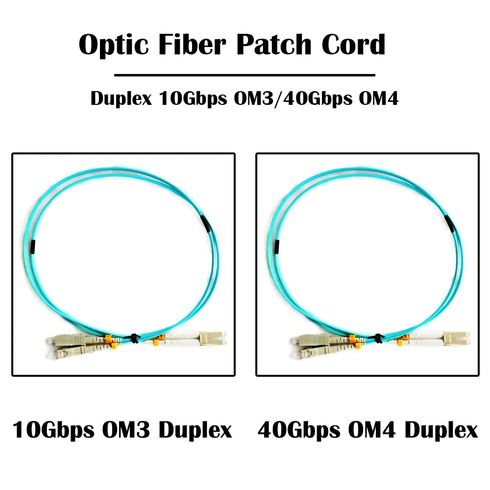 10 шт. 3 0 м SC UPC к LC оптический волоконный патч-корд Гбит/с OM3/40 OM4 мм многомодовый 50/125