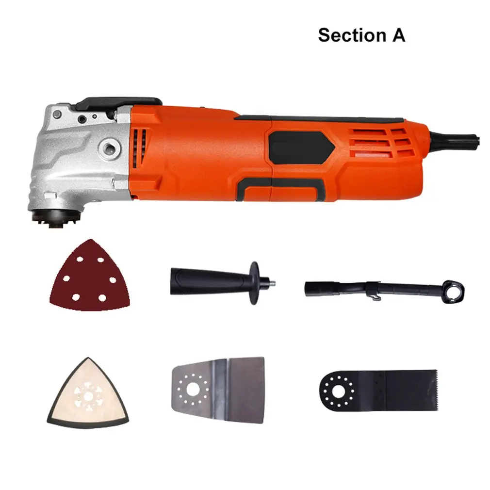 

Electric Cutter Trimmer Multi-Function Woodworking Oscillating Tools Electric Saw Renovator Tool 350W Multimaster