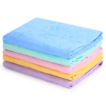 

PVA Functional Towel Synthetic Deerskin Soft Cloth Towels for Car Wash Wet Hair Cleaning Bathroom