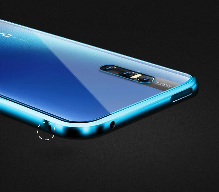 R-just Полный стеклянный Магнитный чехол для Oneplus 7 Pro металлический закаленное стекло задняя крышка для Oneplus 6 6t Oneplus 7 Чехол