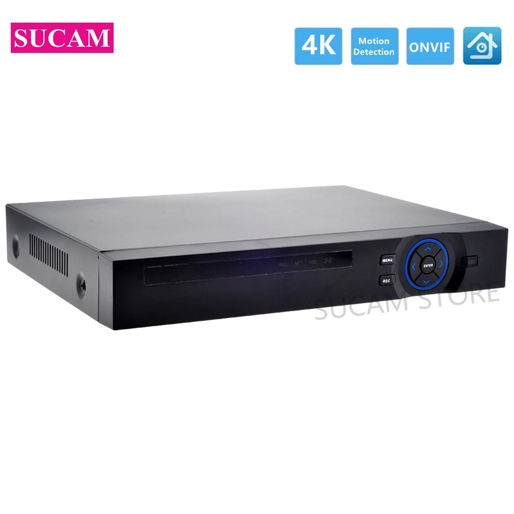 4K 8MP Network Video Recorder 8CH 16CH 32CH NVR Home Surveillance IP Camera ONVIF XMEye APP Recorder for 2MP 5MP 8MP IP Cameras