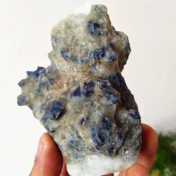 

Natural stone mineral blue spinel stones crystals collection and scientific research home decoration
