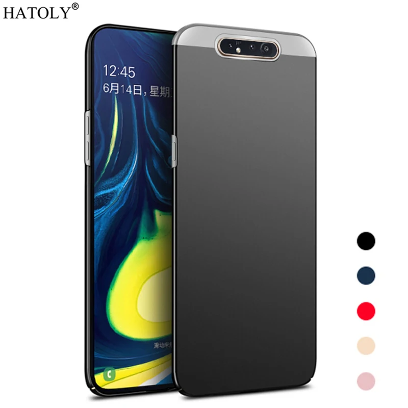 Чехол для Samsung Galaxy A80 ультратонкий гладкий задней панели жесткий защитный чехол A90